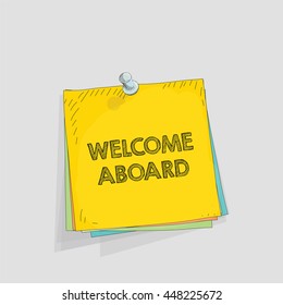 Note paper vector illustration