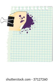 note with paper-clip