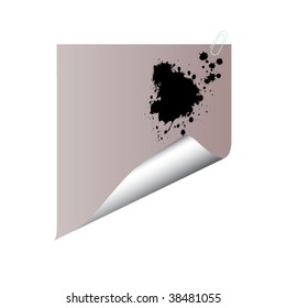 note with paperclip