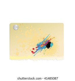 note with paperclip