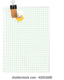 note with paperclip
