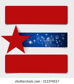 Note papers. Modern Style template Design vector illustration.