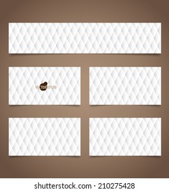 Note papers, ready for your message. Vector illustration.