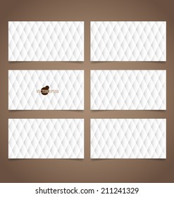 Note papers, ready for your message. Vector illustration.