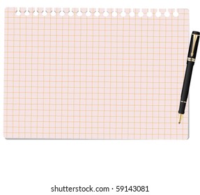 note with pen
