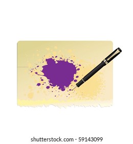 note with pen
