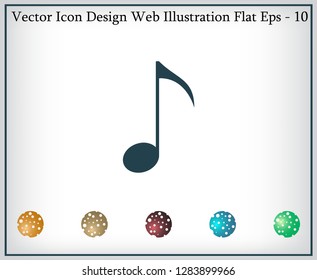 Note sign icon, vector illustration. Flat design style