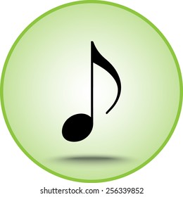 Note sign icon, vector illustration. Flat design style