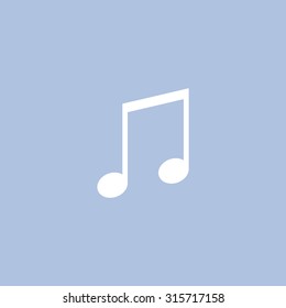 Note sign icon, vector illustration. Flat design style