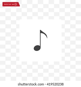 Note sign icon, vector illustration. Flat design style