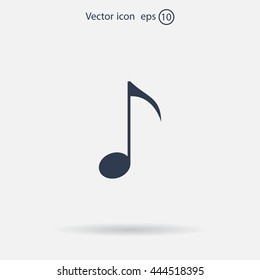 Note Sign Icon Vector Illustration Flat Stock Vector (Royalty Free ...