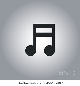 Note sign, vector design
