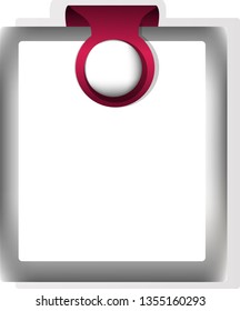 Note silver Signboard red notebook