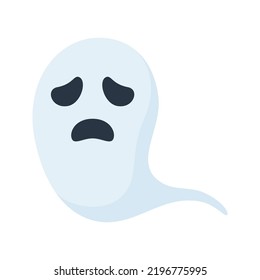 Note sticker with Ghost, vector