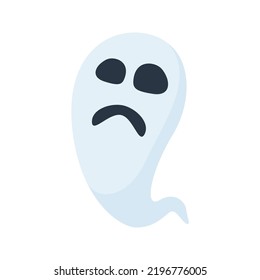 Note sticker with Ghost, vector