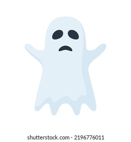 Note sticker with Ghost, vector