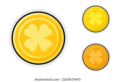 Note sticker set with Clover Coin
