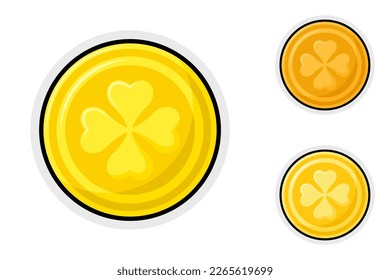 Note sticker set with Clover Coin