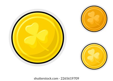Note sticker set with Clover Coin