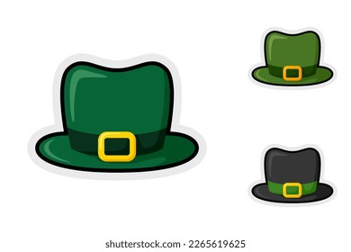 Note sticker set with Leprechaun Hat