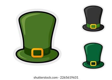 Note sticker set with Leprechaun Hat