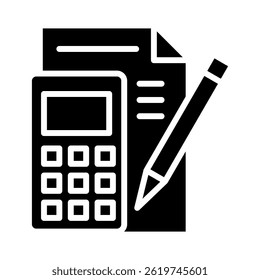 Note Taking Icon Element For Design