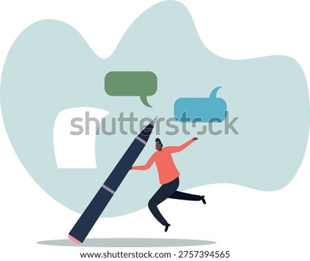 Note taking or minutes of meeting, conclusion or summary, education lecture or write important information .human life and situation.