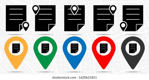 note, text icon. Simple glyph vector of text editor set icons for UI and UX, website or mobile application on white background