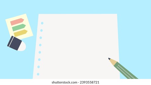 note, text space, eye-catching image, background, simple, cute