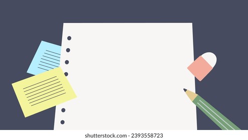 note, text space, eye-catching image, background, simple, cute