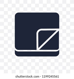 Note transparent icon. Note symbol design from User interface collection. Simple element vector illustration on transparent background.