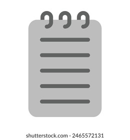 Note  Vector Flat Icon design
