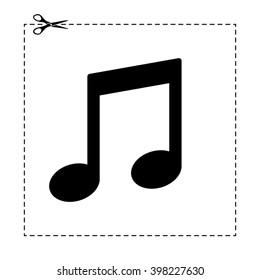 note vector icon