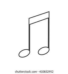 note, vector, icon