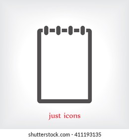 note vector icon