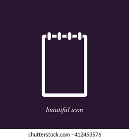 note vector icon
