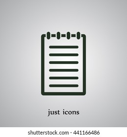 note vector icon