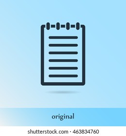 note vector icon