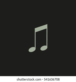 note, vector, icon
