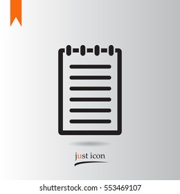 note vector icon