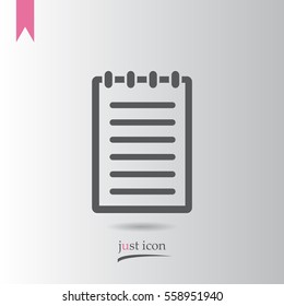 note vector icon