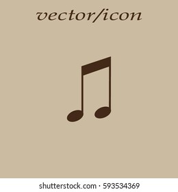 note, vector, icon
