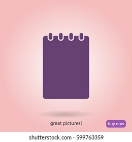 note vector icon