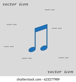 note, vector, icon