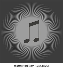 note, vector, icon