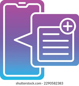 Note vector icon. Can be used for printing, mobile and web applications.