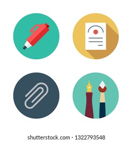 note vector icon set