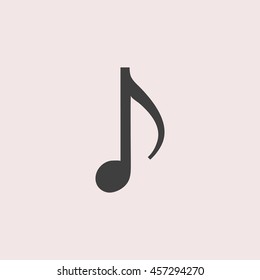 Note web icon. Isolated illustration
