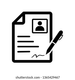 Note Writing Icon. Clipboard With List And Pen Icon.