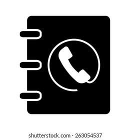 Notebook, address, phone book icon